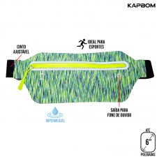 Pochete Esportiva Celular até 6" Polegadas KAP-Y12 Kapbom - Verde Verde
